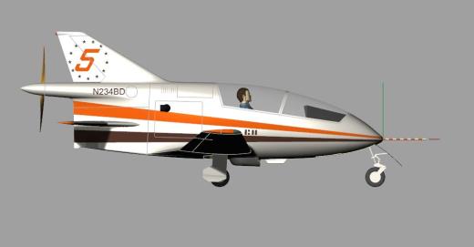 BD- 5B Puplic 3DM STP IGS飞机缩略图